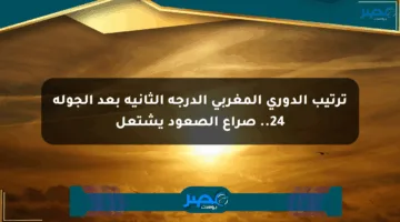 ترتيب الدوري المغربي الدرجة الثانية بعد الجولة 24.. صراع الصعود يشتعل